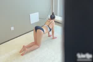 wanrau 男人最爱的ck来了 健身少女的囤不紧实又舒服  背景图片